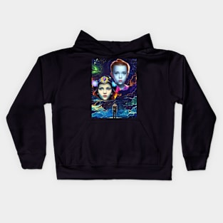 Princesses in the sky Kids Hoodie